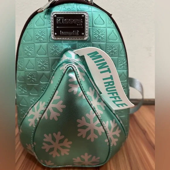 NWT Loungefly Hersheys Kisses Mint Truffle Backpack - Picture 2 of 4